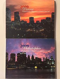 2009 Denver And Philadelphia United States Mint Uncirculated Coin Set