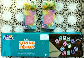 3 Boxes Of New LED String Lights - Pineapples