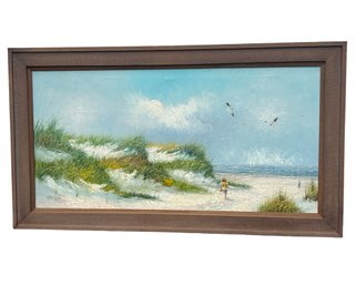 Large Original Seascape Oil Painting - Signed