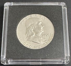 1961 Benjamin Franklin Silver Half Dollar