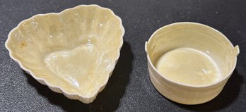 Two Beautiful Vintage Pieces Of Delicate Belleek