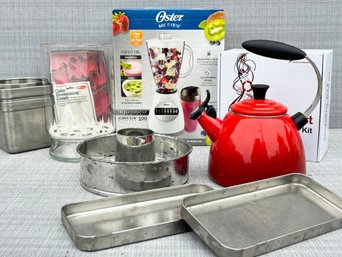 A Le Creuset Whistling Tea Kettle And More Kitchen Ware