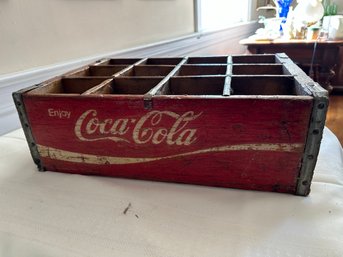 Vintage Coca Cola Box All Wood For 12 Bottles