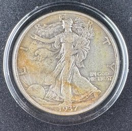 1937 Walking Liberty Silver Half Dollar