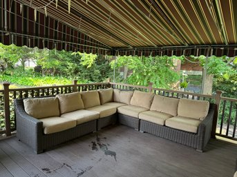 Outdoor Patio L Couch By Lloyd Flanders