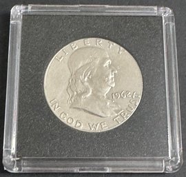 1962 Benjamin Franklin Silver Half Dollar