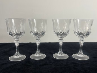 Crystal Wine Glasses - Set Of 4