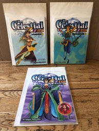 3 Bagged & Boarded 'the Celestial Zone' Numbers 1,7 And 8.    Lot 15