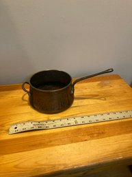 Vintage Copper Pan With Metal Or Brass? Handle