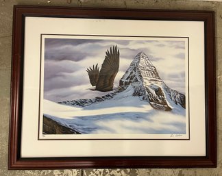 Framed Wildlife Series Print Jim Collins Signed And Numbered
