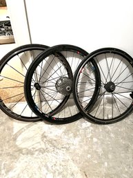 A Collection Of 5 Road Bike Wheels -tires