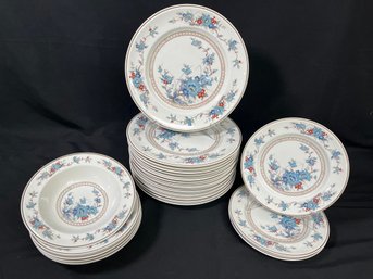 Bluefleur By Noritake Dinnerware Set - Plates & Bowls