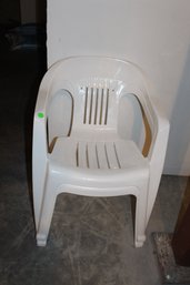 2 Small Plastic Chairs - Stacking