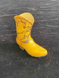 Miniature Ceramic Cowboy Boot