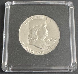 1962-D Benjamin Franklin Silver Half Dollar