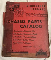 1957 Studebaker Packard Chassis Parts Catalog