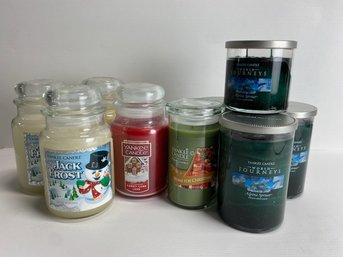 Yankee Christmas Candle Lot (9)