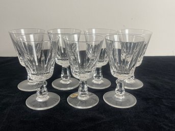 Crystal Sherry Glasses - Set Of 7