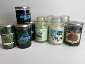 Yankee Christmas Candle Lot (10)