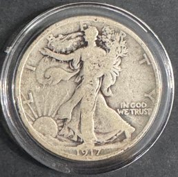 1917 Walking Liberty Silver Half Dollar