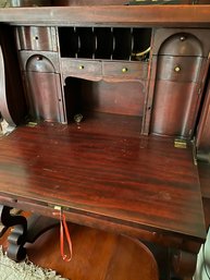 Mahogany Empure Style Secretary Desk