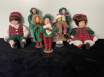 Lot Of Christmas Carol Dolls