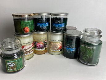 Yankee Christmas Candle Lot (10)