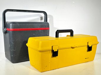 A Tool Box And Cooler