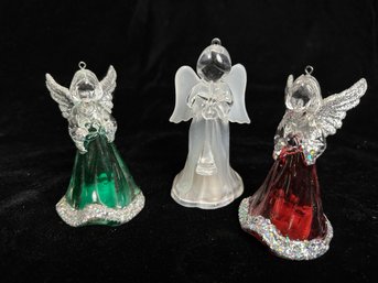 Colored Glass Angels