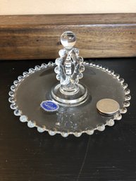 Glass Trinket Holder By Imperial, USA