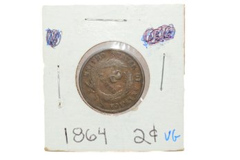 1864 Two Cent U.S. Civil War Coin