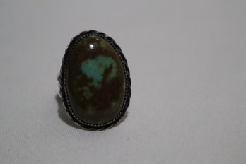 Sterling Silver With Turquoise Ring Size 9