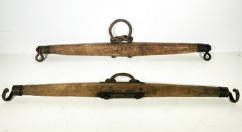 A Pair Of Primitive 18th Century Yokes