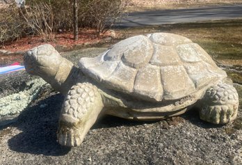 Vintage Cement Turtle Lawn Decor