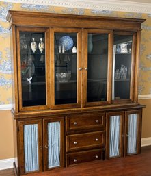 Classic Hutch With Glass Doors