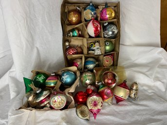 Extensive Assortment Of Vintage Christmas Ornaments