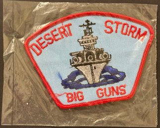 Desert Storm Big Guns Collectible Patch