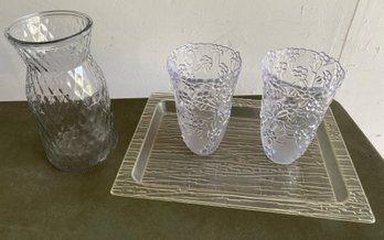 Plastic And Glass Vases