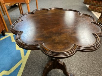 Vintage Wood Pie Top Table