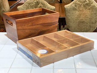 Wood And Bamboo Organizers