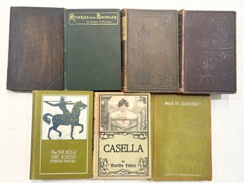 Lot Of Antique Books From The 1800s
