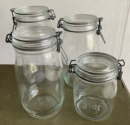 Four Canning Jars