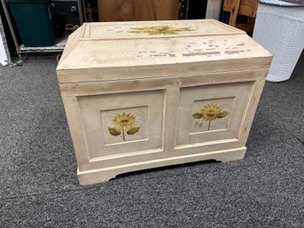 Painted Storage Trunk