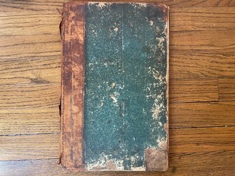 Mathematics School Book, Dated 1809 - Property Of Moses Whittier (New Hampshire, 1789-1857)