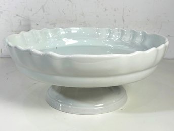 A Footed Ceramic Presentation Platter - Perfect For The Holidays!