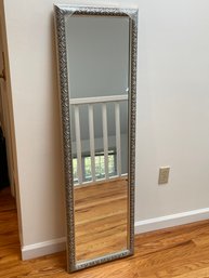 Silver Rectangle Full-length Wall Mirror