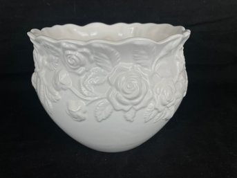 White, Ceramic Planter