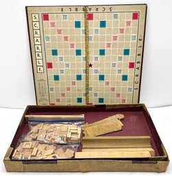 Vintage 1953 Scrabble Set, Complete