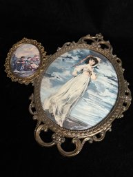 Embellished Oval Framed Portraits