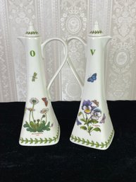 Portmeirion Botanic Garden Oil & Vinegar Cruet Bottles